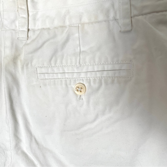Vintage J Crew twill white chino shorts sz 4 - Picture 6 of 8